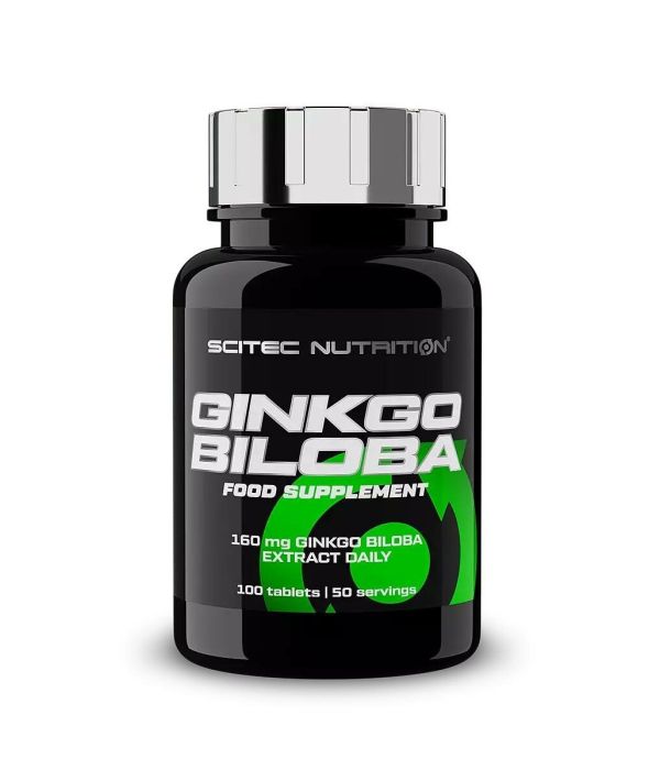 Scitec Nutrition GINKGO BILOBA 160 мг, 100 таблеток (50 порций)