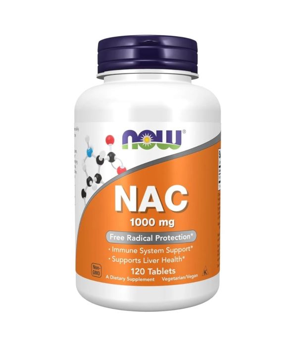 NOW NAC 1000 мг, 120 таблеток