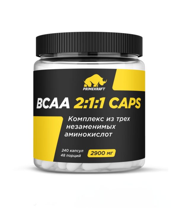 Prime Kraft BCAA 2:1:1 240 капсул (48 порций)