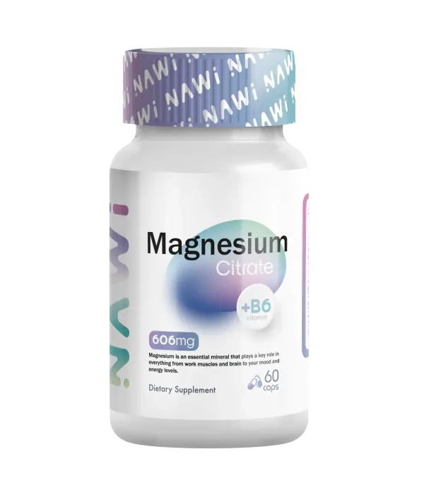 NAWI Magnesium Citrate + B6 120 капсул