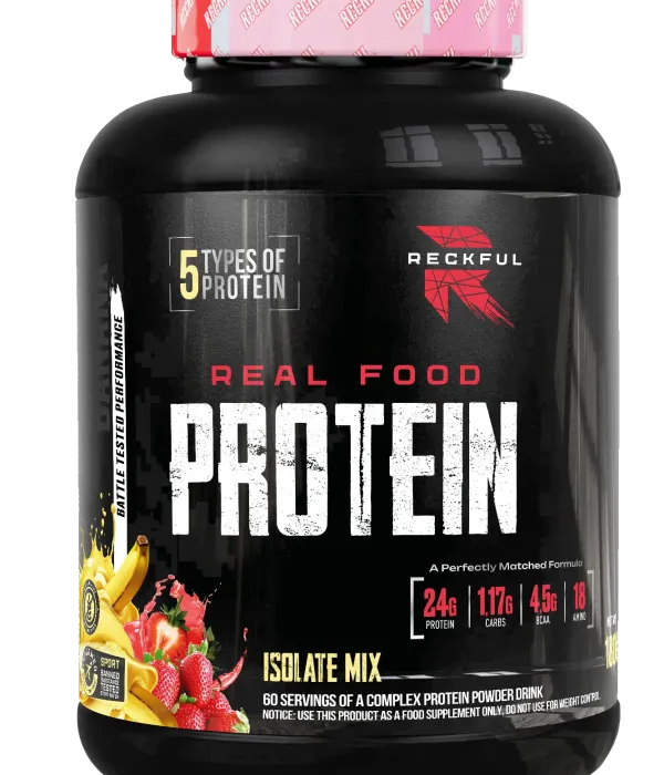 RECKFUL PROTEIN Микс изолятов без лактозы 1800 г (60 порций)