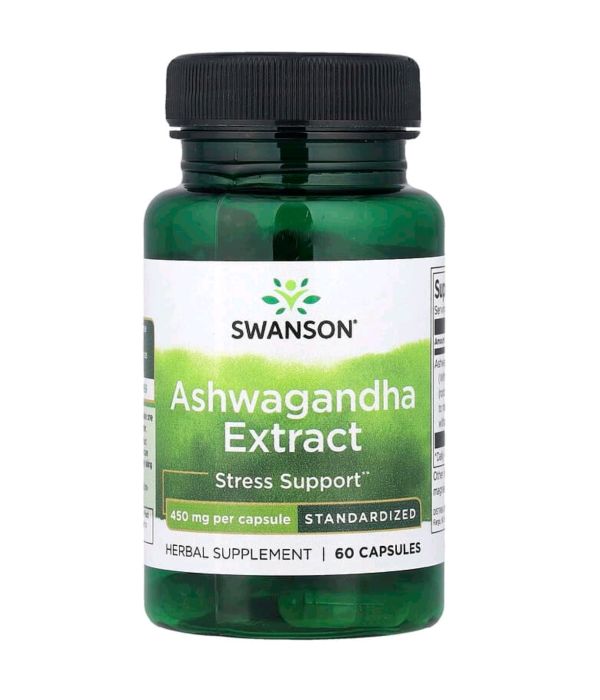 Swanson Ashwagandha Extract 450 мг, 60 капсул