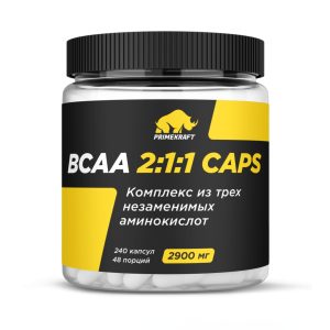Prime Kraft BCAA 2:1:1 240 капсул (48 порций)