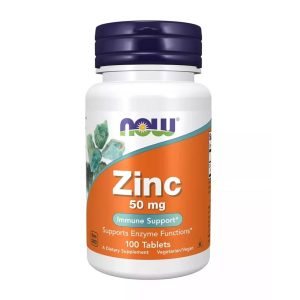 NOW Zinc Gluconate 50 мг, 100 таблеток