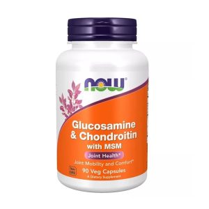 NOW Glucosamine & Chondroitin with MSM 90 капсул (30 порций)