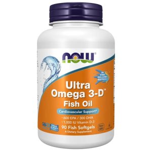 NOW Ultra Omega 3-D 90 капсул